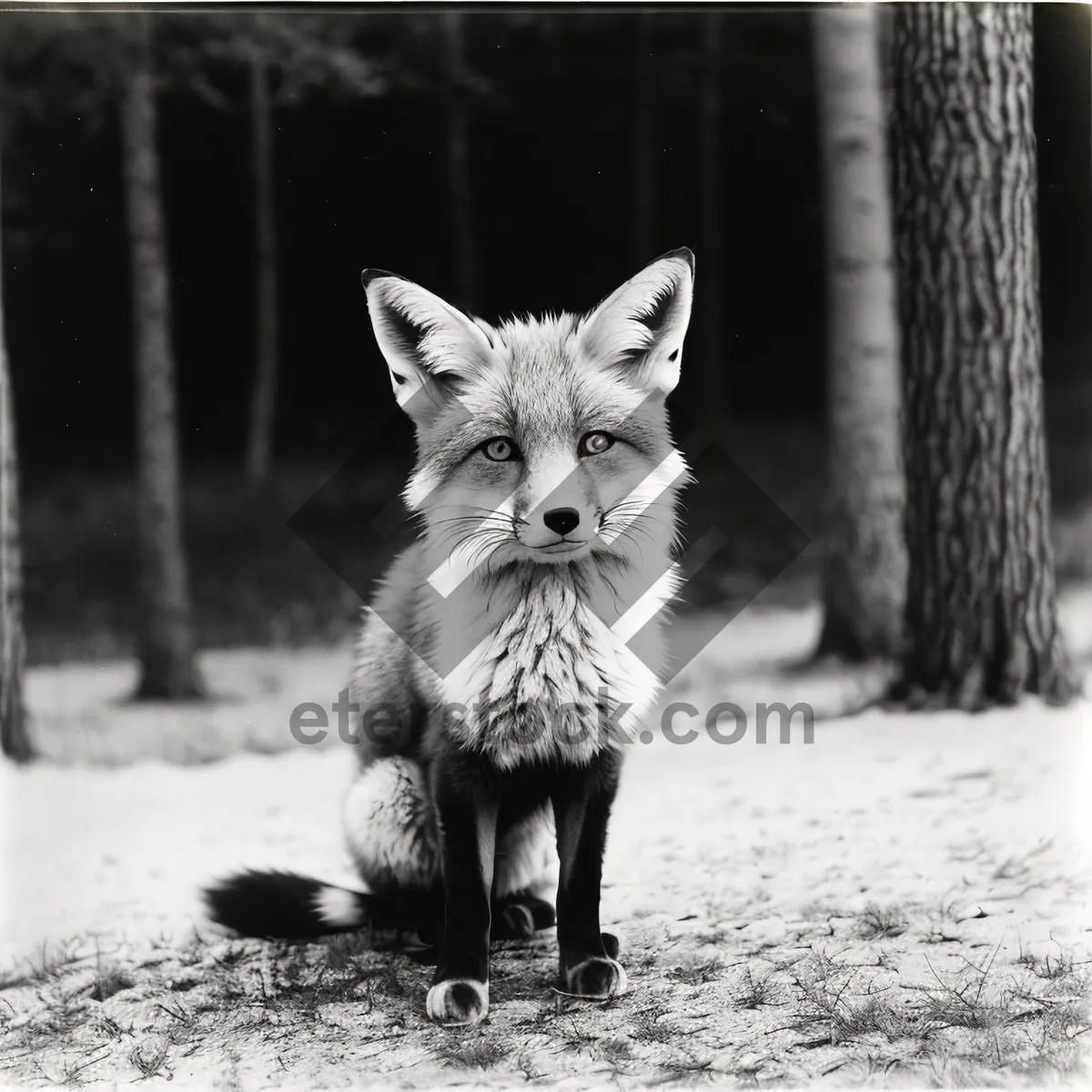 Picture of Curious Red Fox With Adorable Whiskers