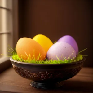 Fresh Easter Fruit Cup with Yellow Eggs