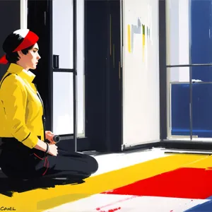 Proficient Businessman Using Laptop at Office Desk