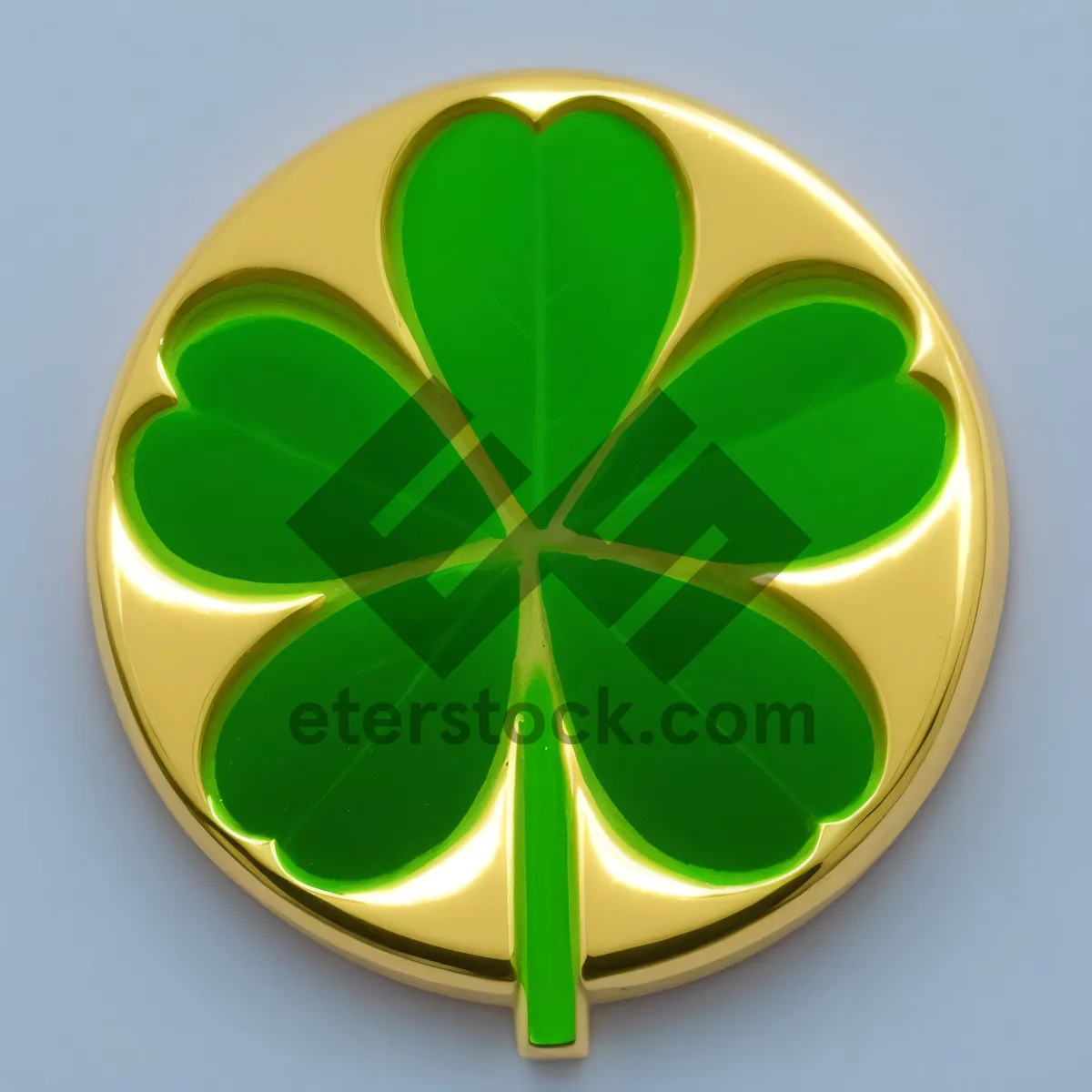 Picture of Graphic Clover Design: Healing Art Symbol