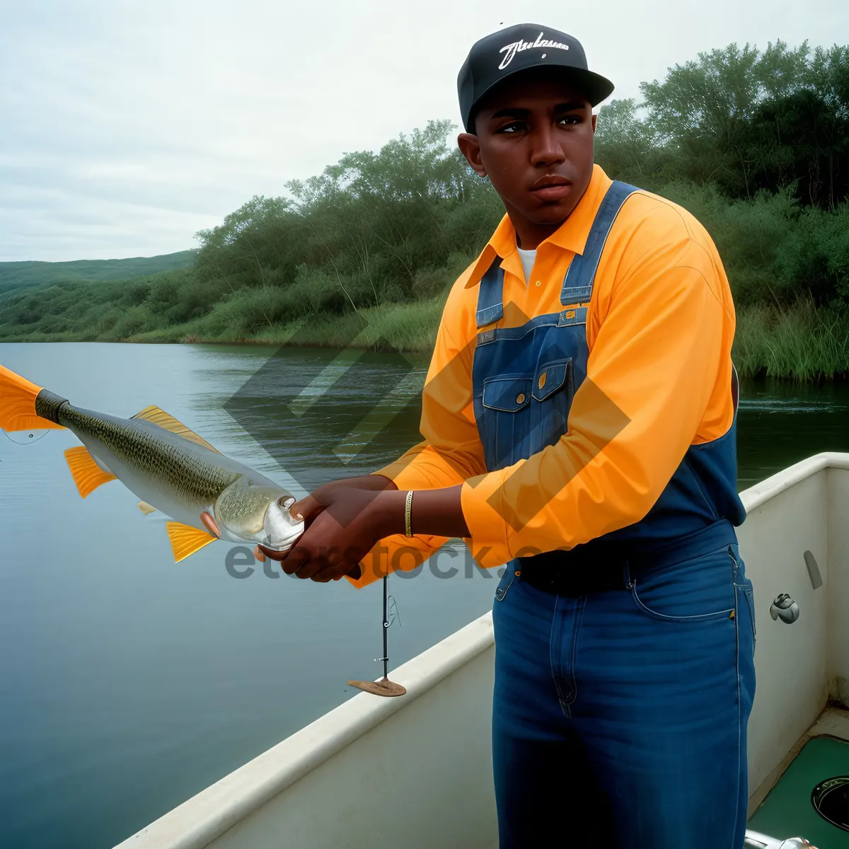 Picture of Summer Fishing Fun on the Sea