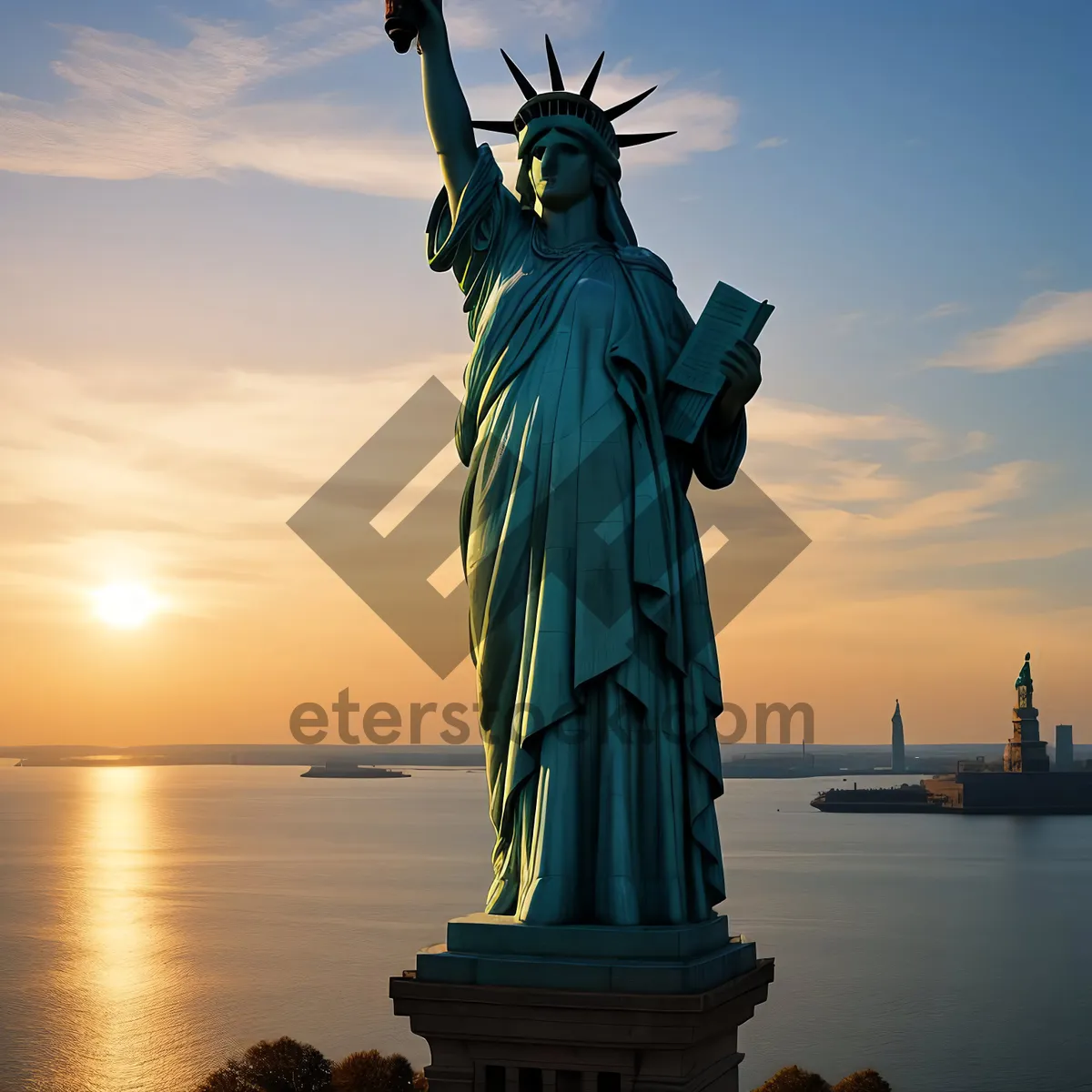 Picture of New York Liberty Monument: Iconic Symbol of Freedom and History