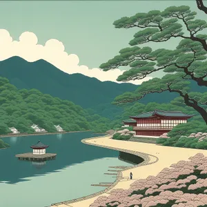 Serene Summer Escape: Coastal Mountain Bay View