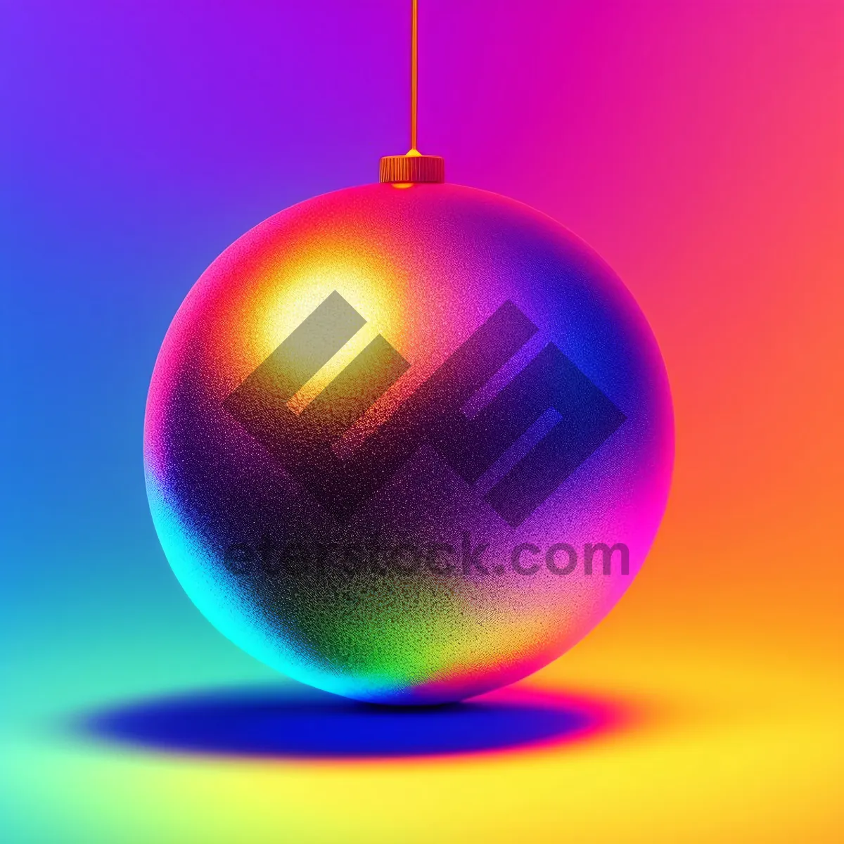 Picture of Festive Winter Glass Ornament Ball