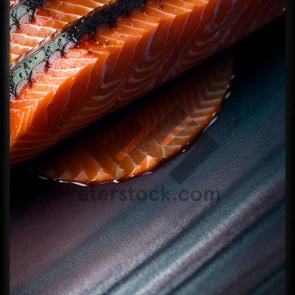 Picture of Delicious Mandarin Salmon Citrus Gourmet Dinner
