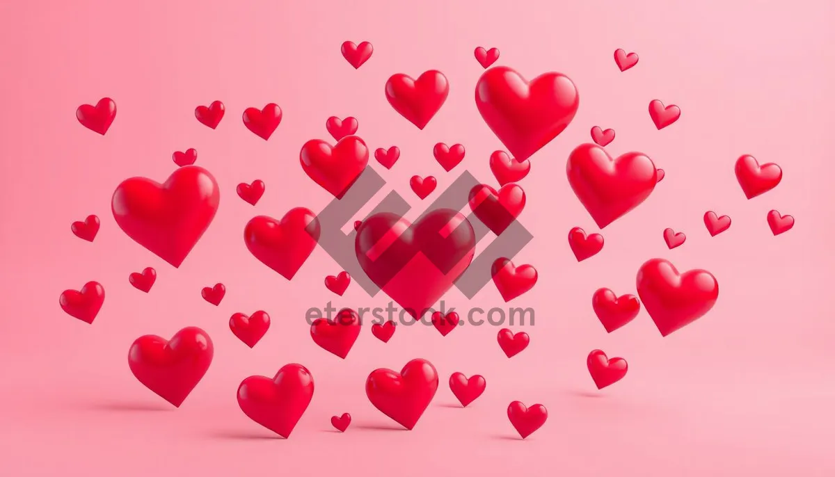 Picture of Valentine's Day Celebration Heart Pattern Image