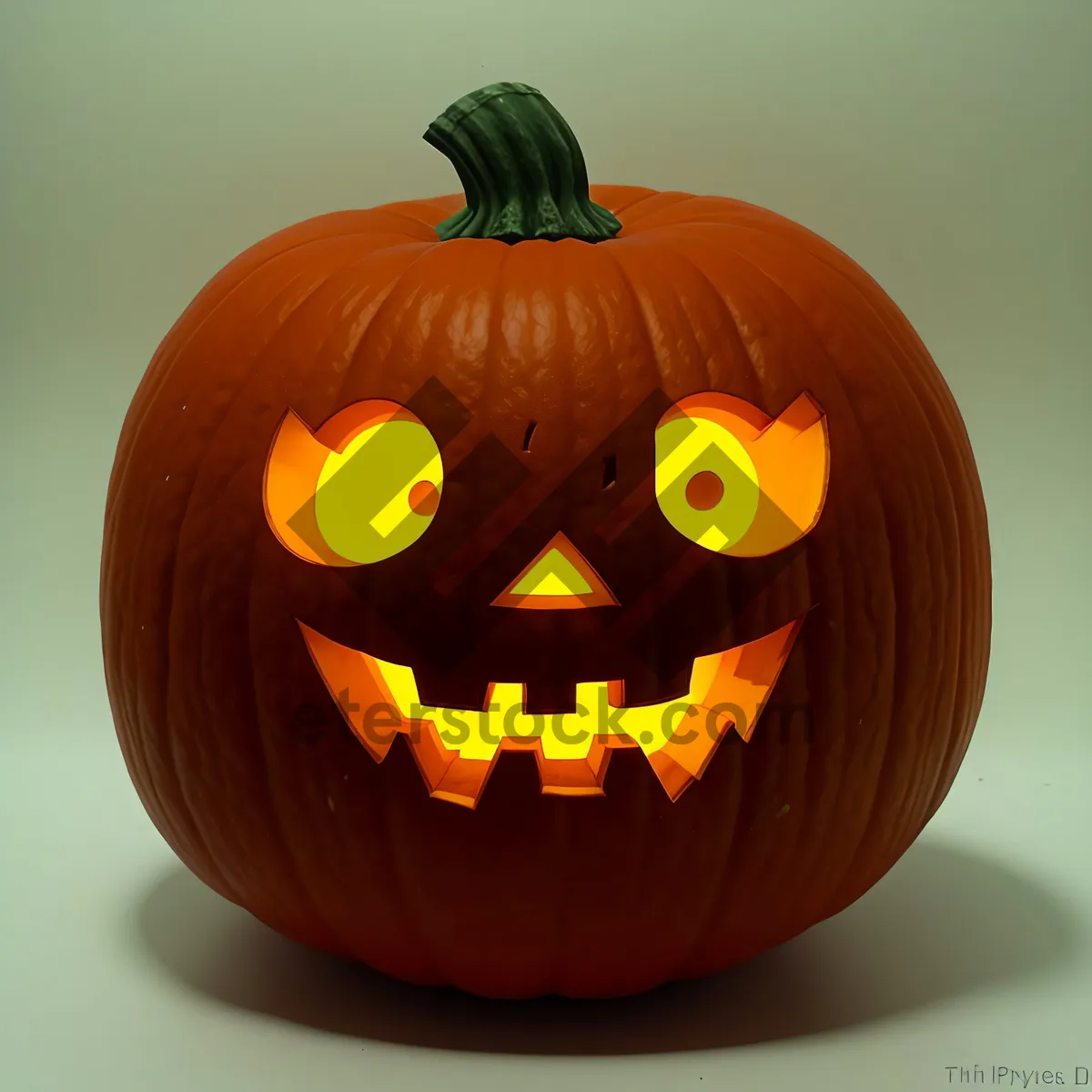 Picture of Halloween Harvest: Glowing Pumpkin Lantern