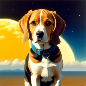 Brown Beagle Puppy - Purebred, Cute Canine Pet