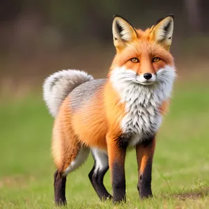 Curious Red Fox with Adorable Whiskers