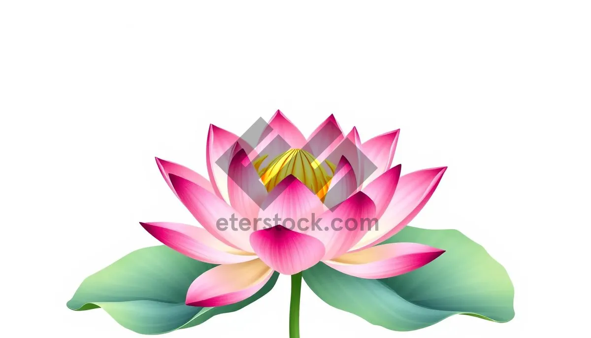 Picture of Colorful Lotus Flower Design Element