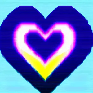 Love symbol design - Valentine's Day art