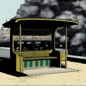 Graduation Day: School Bus Conveying Students