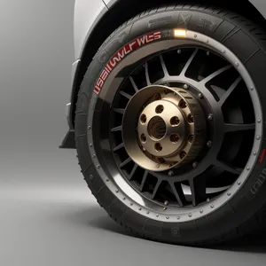 Car Wheel - Metal Tire for Automobile Transportation