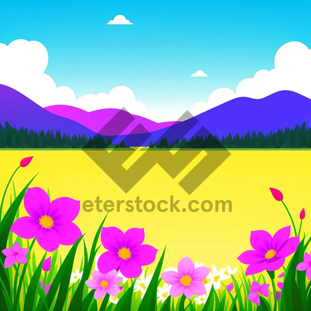 Picture of East Wind Floral Spring Design