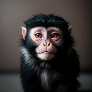 Cute Primate with Captivating Eyes