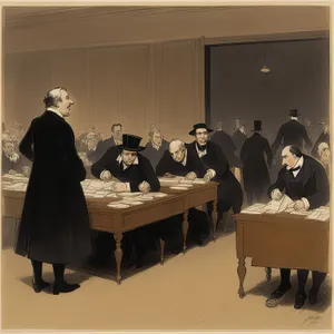 Group of professionals in a boardroom meeting