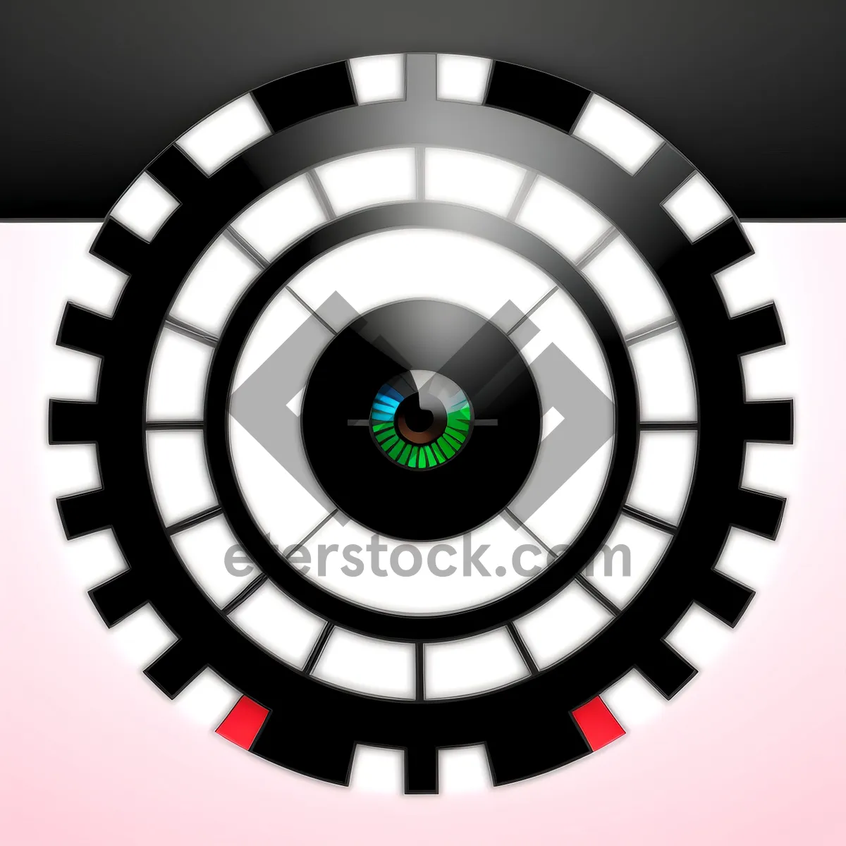 Picture of Glossy Black Circle Button Icon Set