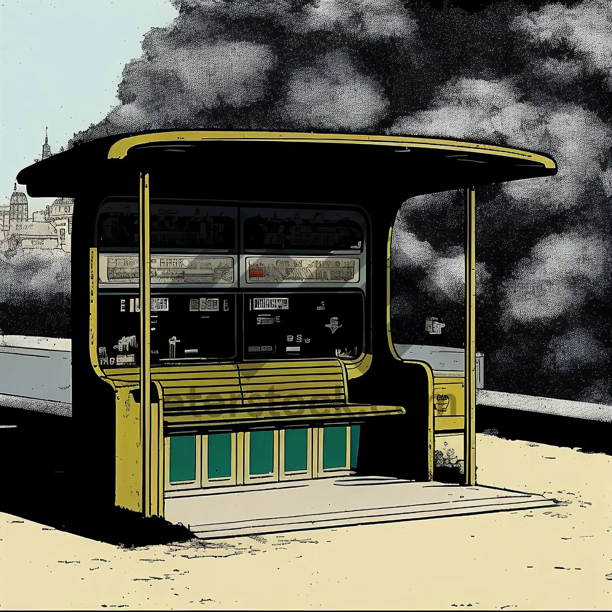 Picture of Graduation Day: School Bus Conveying Students