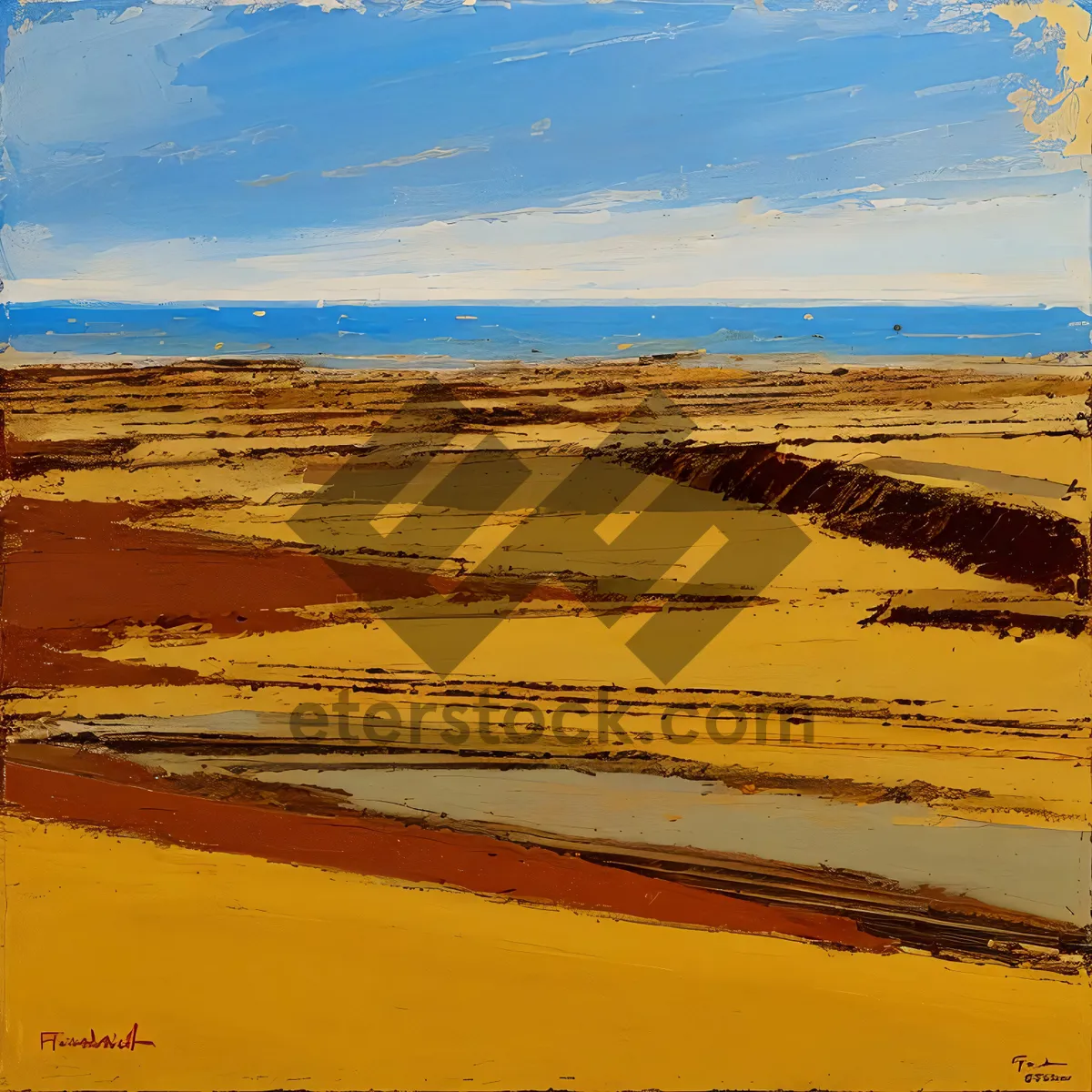 Picture of Serene Coastal Escape: Sun-kissed Beach with Azure Waters