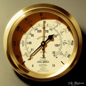 Vintage Stopwatch Measuring Time with Precision