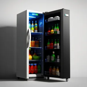 Modern Vending Machine with Cooling System and Screen