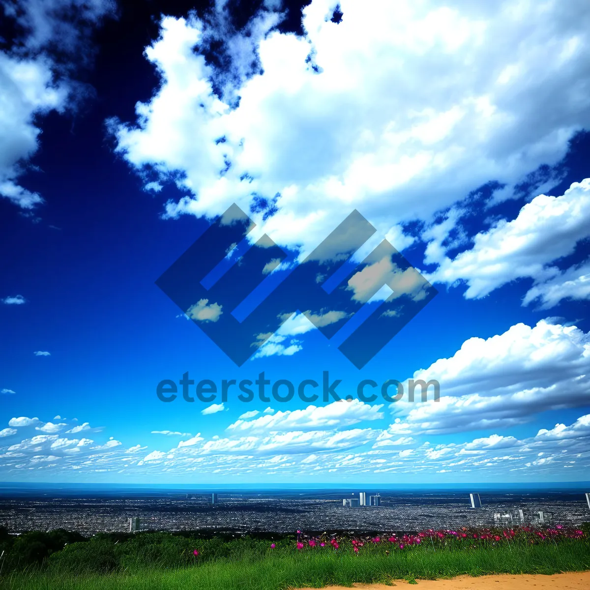 Picture of Serene countryside bliss under a sunny sky