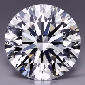 Radiant Brilliance: Precious Diamond in Round Facet