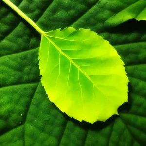 Vibrant Leafy Growth in Summer Garden