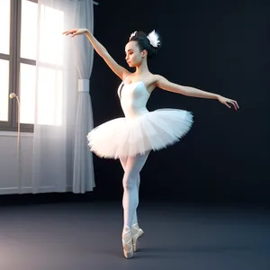 Elegant Ballet Performance by Attractive Dancer