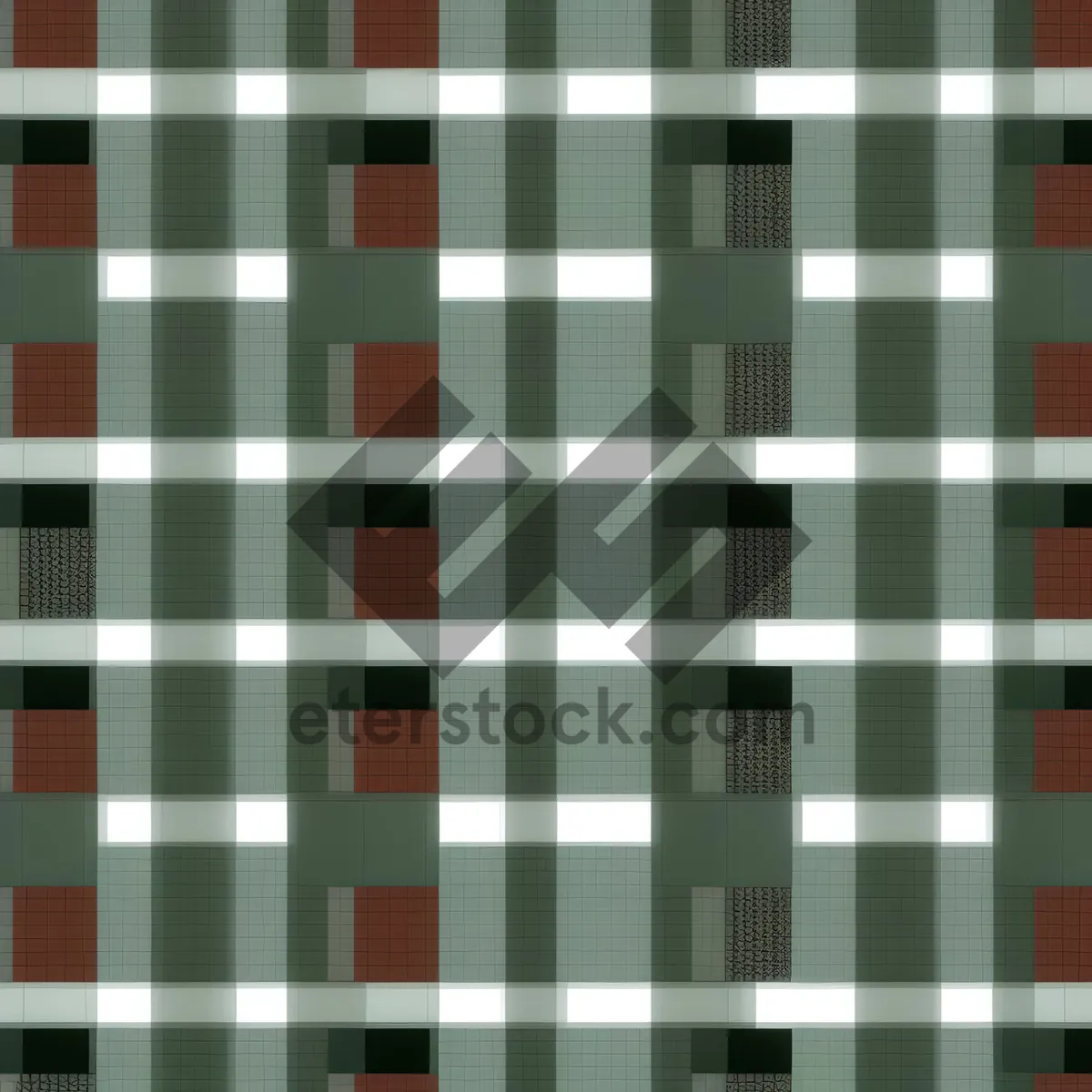 Picture of Colorful Retro Checkerboard Pattern Design