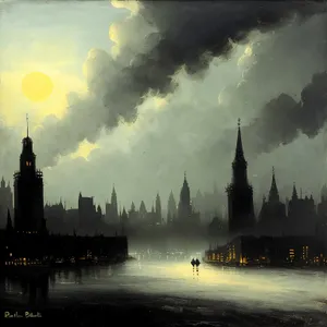 Breathtaking London Skyline at Night