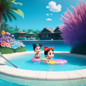 Tropical Paradise Poolside Retreat