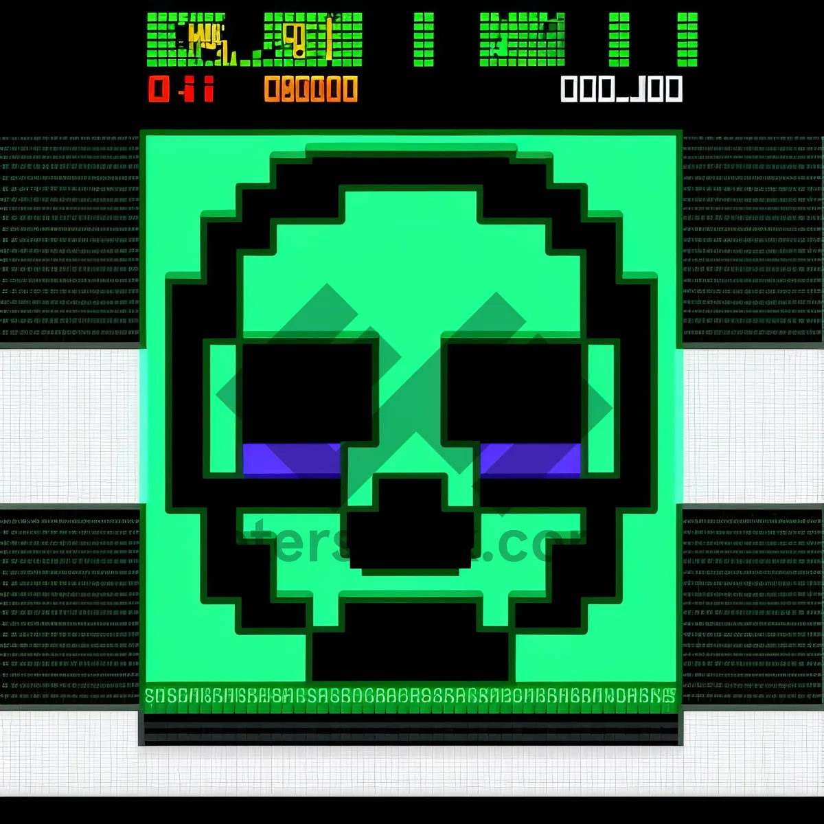 Picture of Digital Timepiece: Futuristic Clock Display for Business