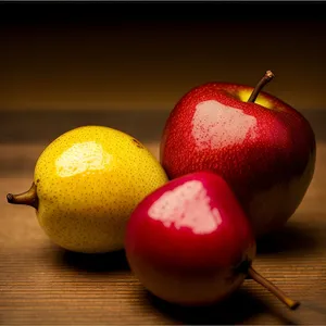 Fresh and Juicy Fruits: Apple, Pear, and Citrus