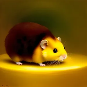 Fluffy Feline Hamster - Cute and Curious Little Pet