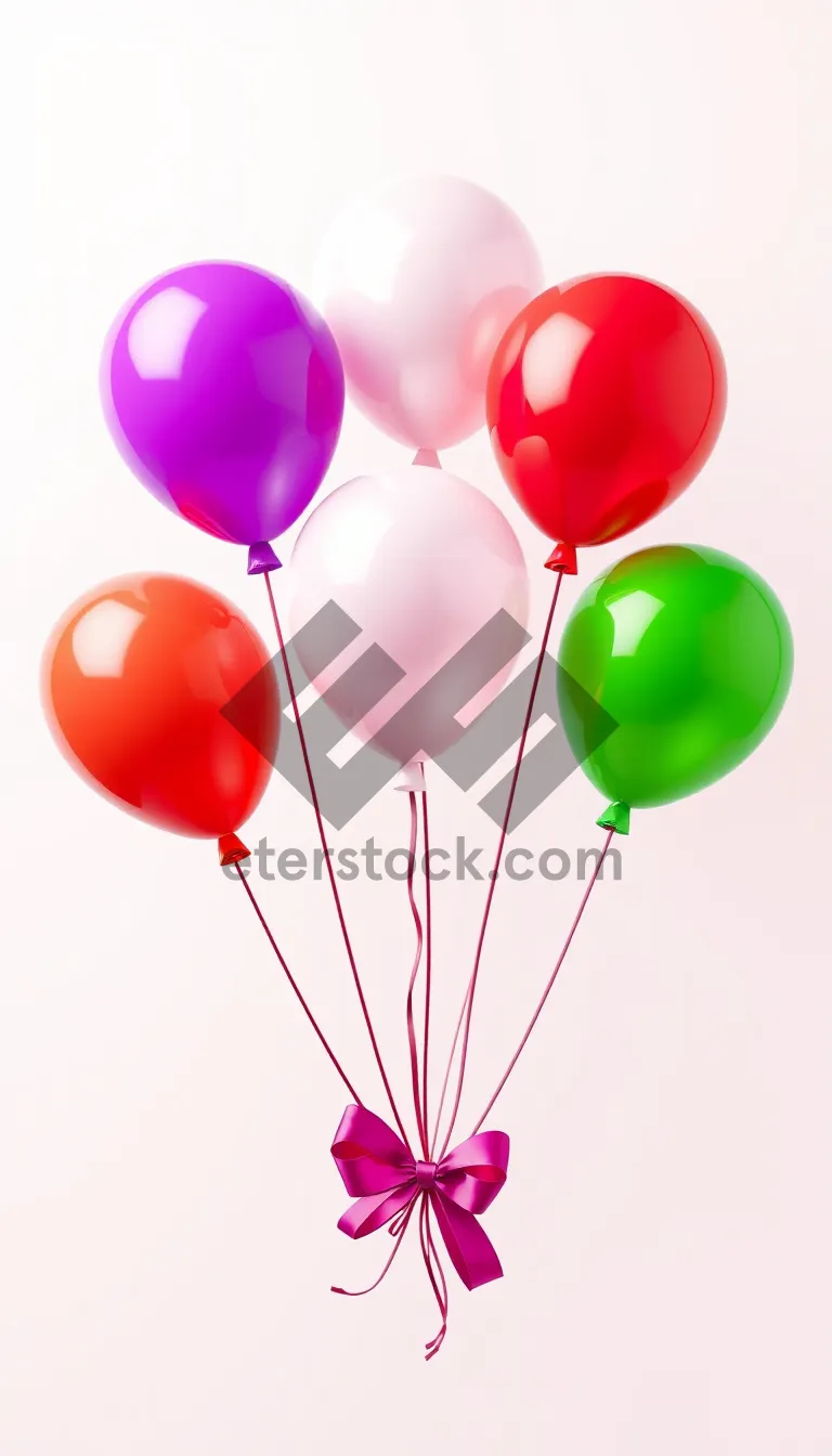 Picture of Birthday Balloon Celebration - Pink Heart Helium Float