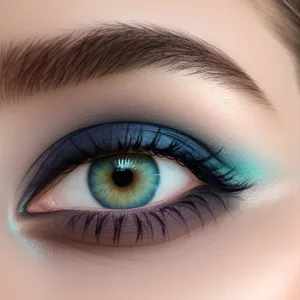 Captivating Eye Makeup Accentuating Natural Beauty