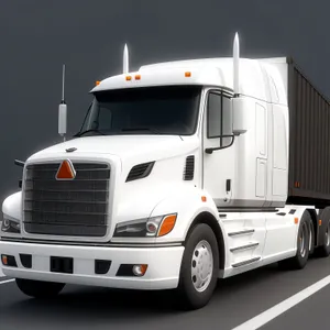 Highway Hauler: Fast-paced Freight Trucking on Open Road