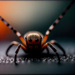 Ladybug on Black Leaf