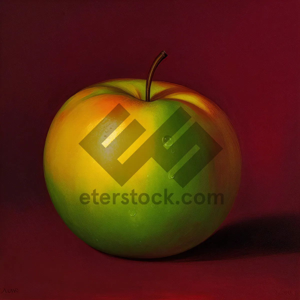 Picture of Fresh and Juicy Granny Smith Apple