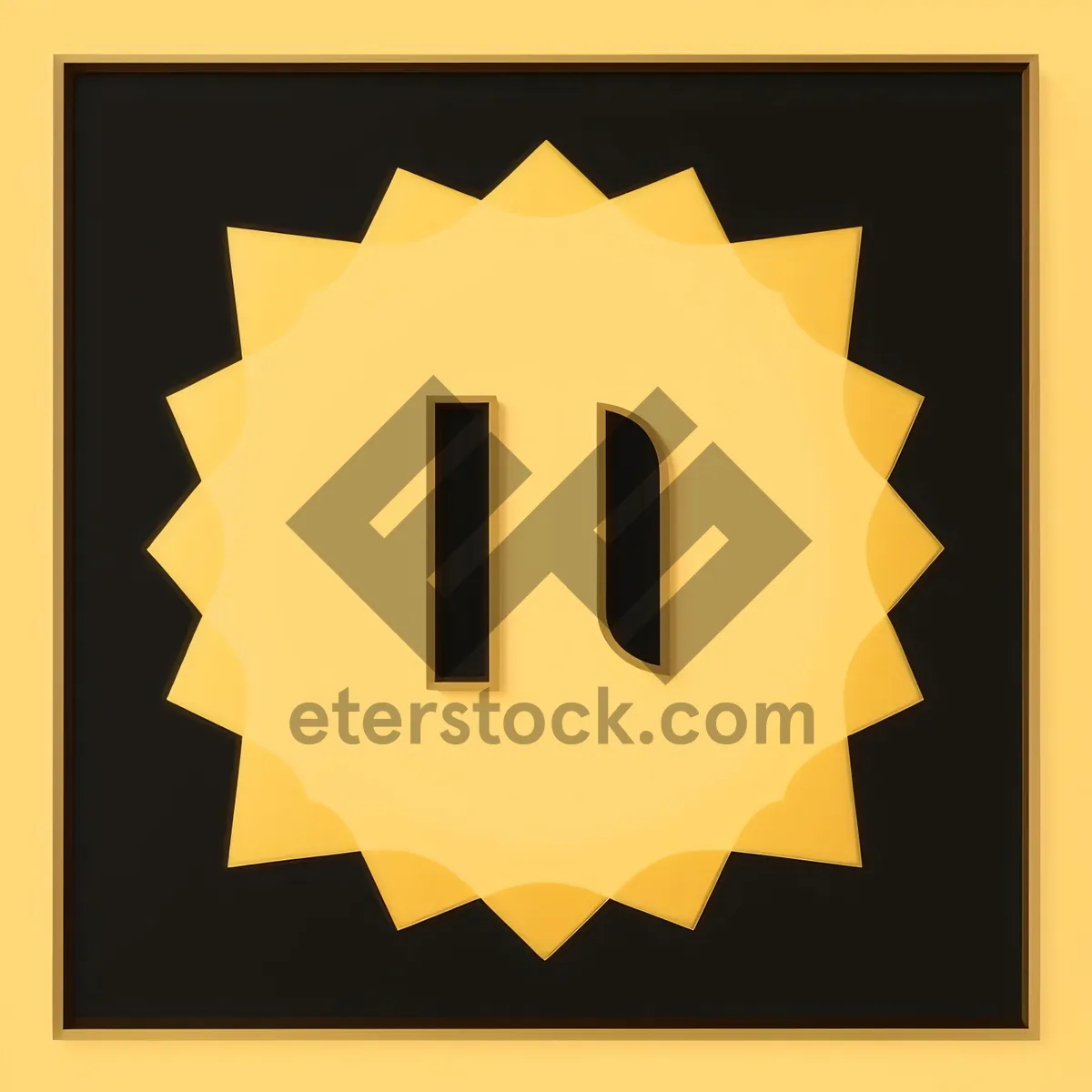 Picture of 3D Star Symbol Icon Design