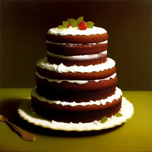 Delicious Fruit Tart with Whipped Cream and Berries
