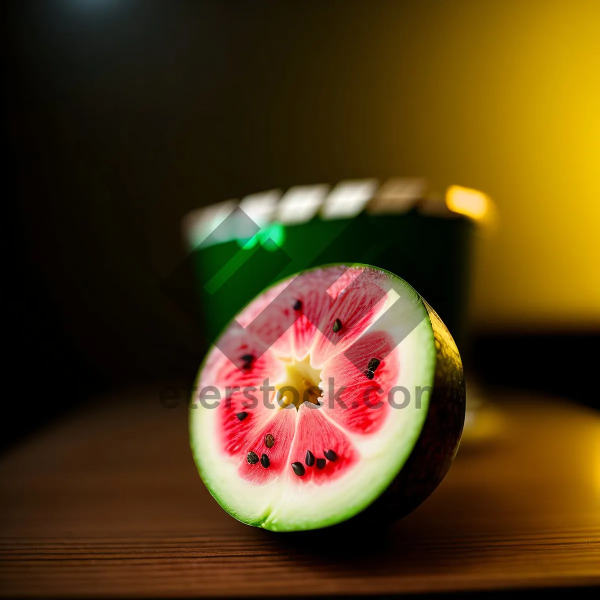 Picture of Juicy and Fresh Kiwi Fruit Slice