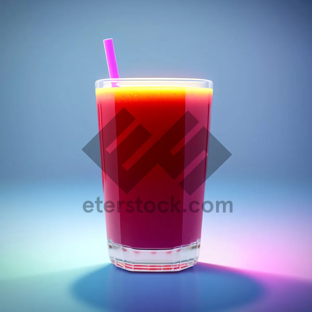 Picture of Candlelit Vodka Drink in Glass