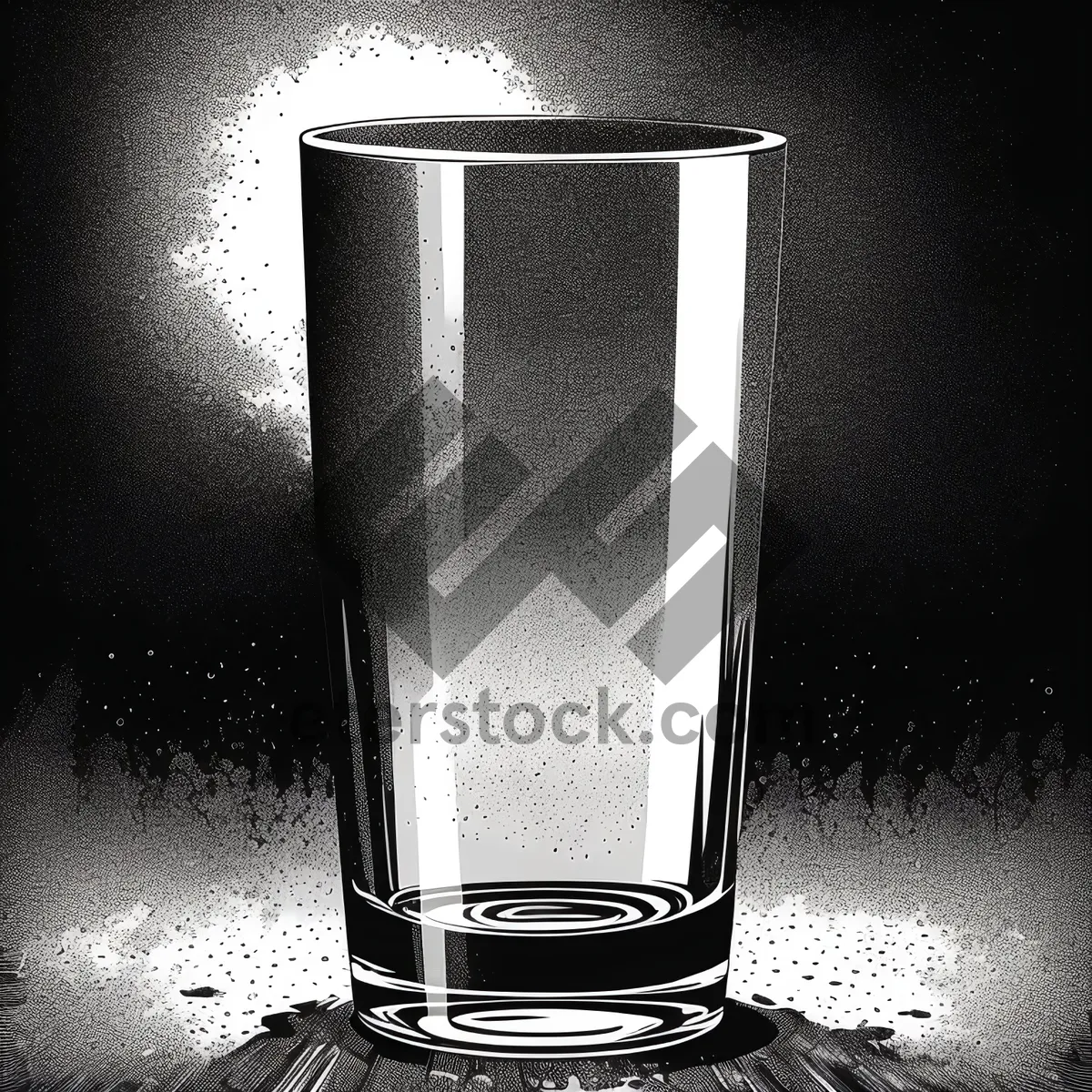 Picture of Refreshing Cold Lager in Golden Pint Glass