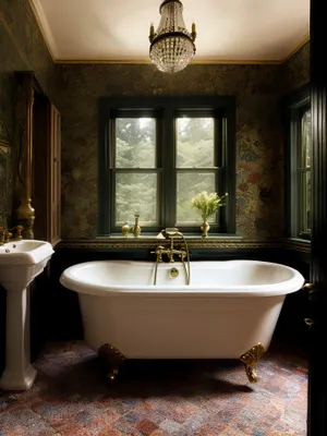 Modern Luxury Bathroom with Stylish Decor and Clean Design