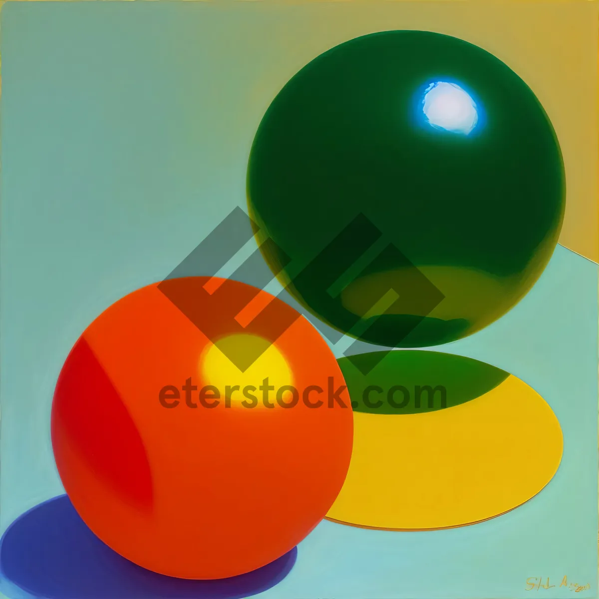 Picture of Vibrant Celebration: Colorful Balloon Balls for Festive Occasions