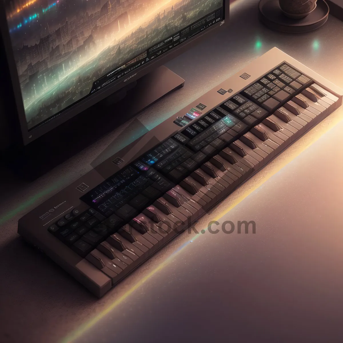 Picture of Tech Office: Keyboard Synthesizer for Electronic Instrument Composition