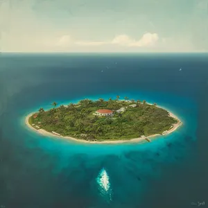 Paradise Bay: Stunning Coastal Landscape with Azure Waters