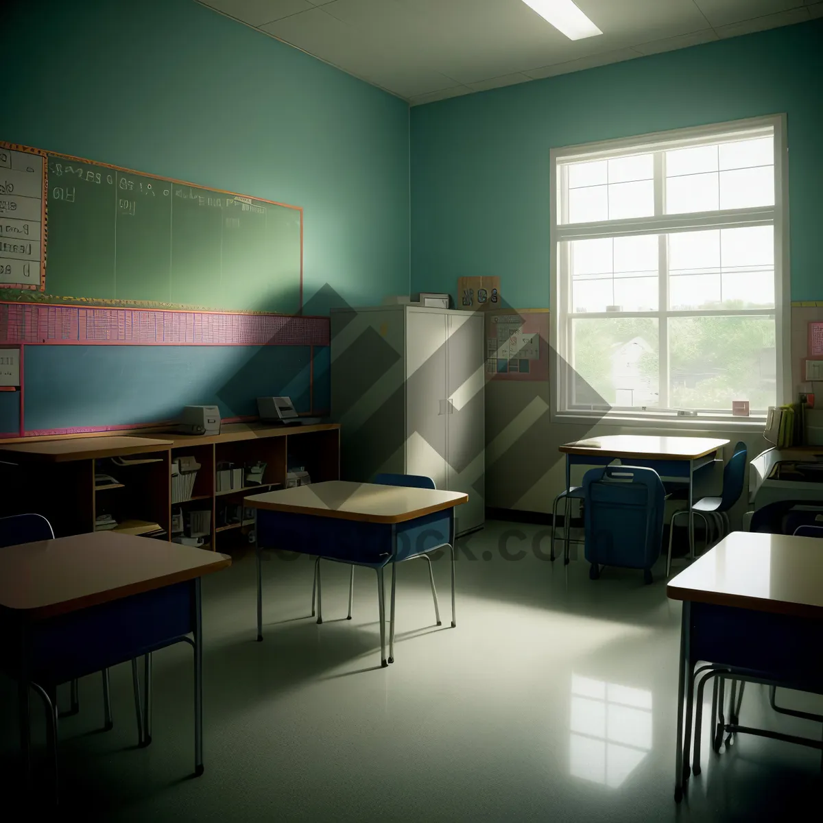 Picture of Modern Luxury Kitchen Interior with Stylish Furniture